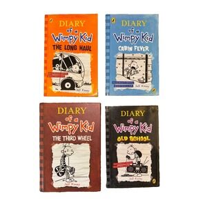 Diary Of A Wimpy Kid Books Lot Hardback Soft Cover‎ Young Adult Graphic Novels